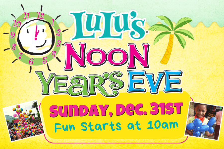 Noon Year’s Eve – Dec 31st